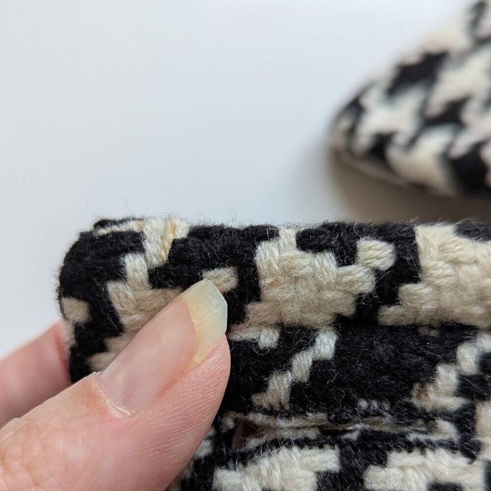 Michael Kors Women's Wool Coat Size 4 Black & White Trench Coat - Picture 13 of 13